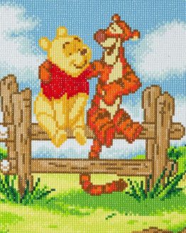 CAK-DNY702 Pooh and Tigger Disney Crystal Art 30 x 30 001